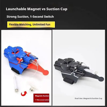 Electric Auto Retractable Web Shooter Wrist Mounted Web Launcher Novelty Cosplay Prop for Adult Role Play Collectible Ornament