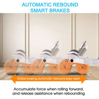 2025 New with Timer Ab Abdominal Exercise Roller Elbow Support, Abs Roller Wheel Core Exercise Equipment, Automatic Rebound Abdominal Wheel