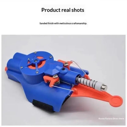 Electric Auto Retractable Web Shooter Wrist Mounted Web Launcher Novelty Cosplay Prop for Adult Role Play Collectible Ornament