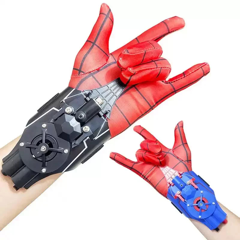 Electric Auto Retractable Web Shooter Wrist Mounted Web Launcher Novelty Cosplay Prop for Adult Role Play Collectible Ornament