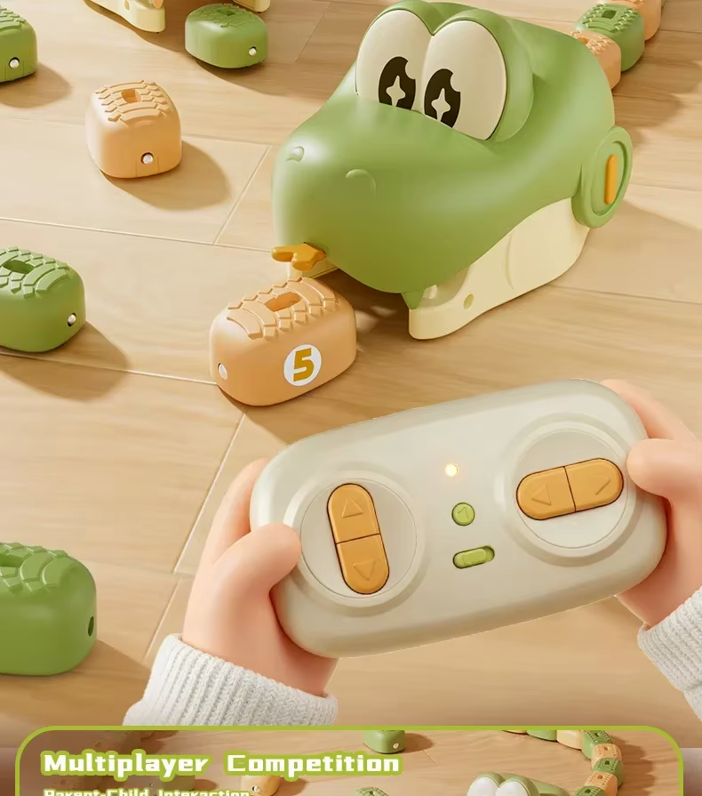 Kid holding the SnapBite remote control